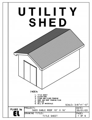 10 X 12 Gambrel Roof Free Shed Plans