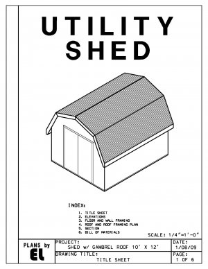 Gambrel Roof Shed Plans Free