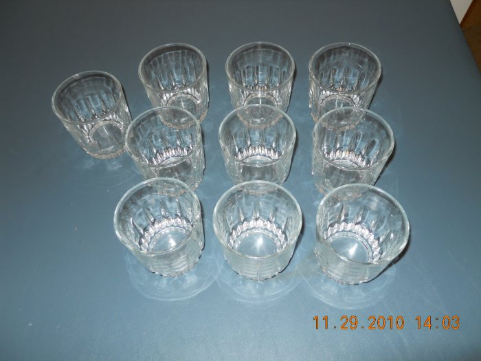 set of 12 glasses - 10 oz.