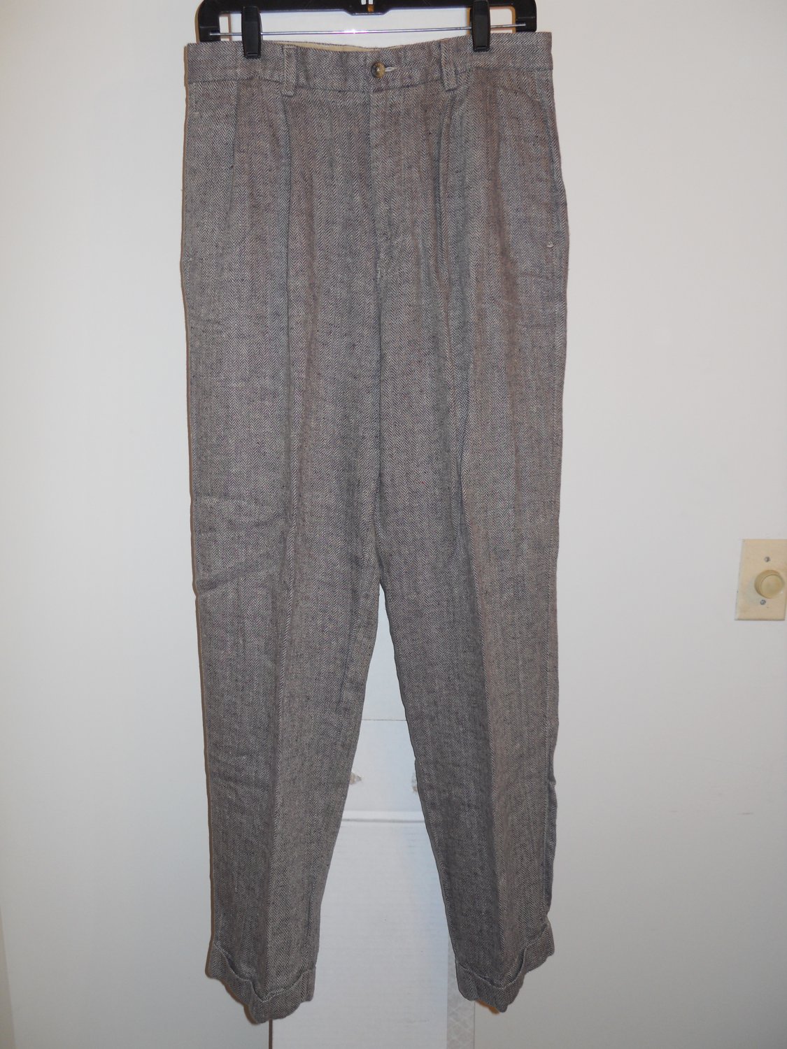 Nautica rigger 100% linen pants men's 32x32