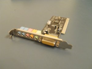 PCI sound card pulled from Compaq Presario SR1817CL