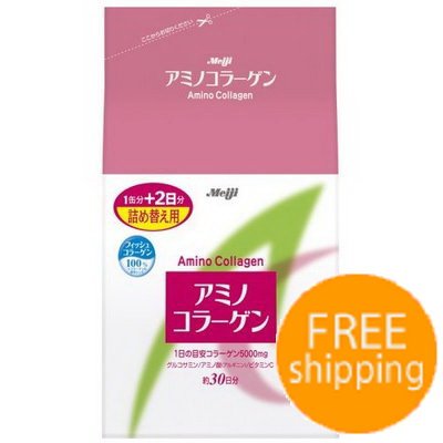Meiji Amino Collagen Powder Refill Pack -FreeShipping
