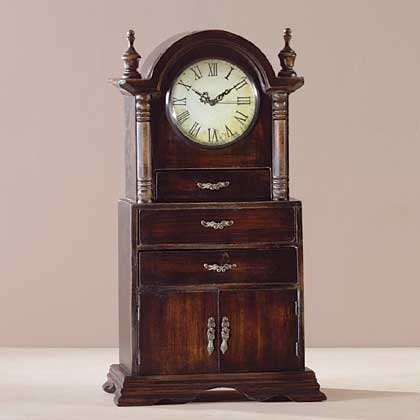Wood Mantel Clock 34819