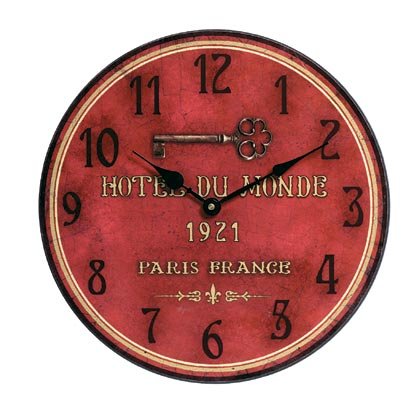 Hotel Du Monde Wall Clock 35181