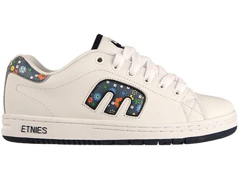 Etnies Callicut W White/Navy Flowers New In Box!