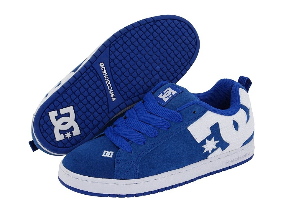 DC Court Graffik Royal/White New! Size: 18