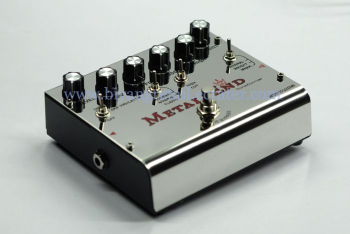 "Metal End" distortion guitar effects pedal