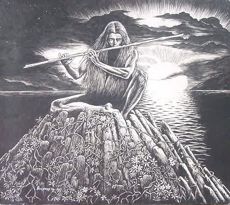 HERMIT**ORIGINAL PRINT**SIGNED