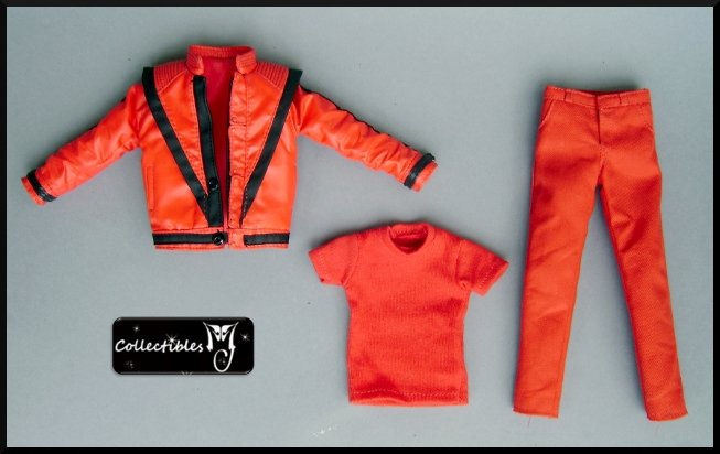 HOT TOYS MICHAEL JACKSON MJ THRILLER COSTUME OUTFIT SET 1/6