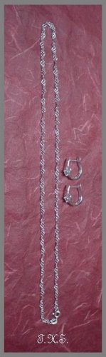 Silver 925 Heart Deux Set