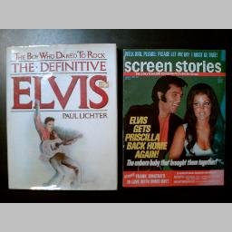 THE DEFINITIVE ELVIS by Paul Lichter + Bonus! (SCREEN STORIES 1973 Vintage Celebrity Magazine)