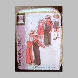 VINTAGE SEWING PATTERN~Child's Jumper/Overalls/Vest/Top~size 4~McCall