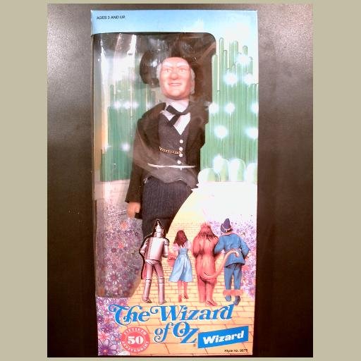 The Wizard of Oz~THE WIZARD Doll~by Multi Toys~MINT & HTF~50th Anniversary