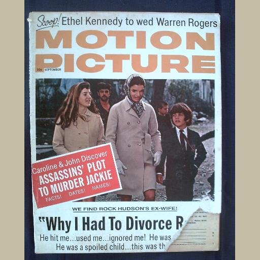 MOTION PICTURE~1970~v59/#715~VINTAGE CELEBRITY MAGAZINE~JACKIE~J Wayne~Rock Hudson~Elvis~Sinatra++