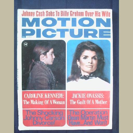MOTION PICTURE~1971~v60/#722~VINTAGE CELEBRITY MAGAZINE~JACKIE~Cash~Carson~Doris Day~Shirley Temple+