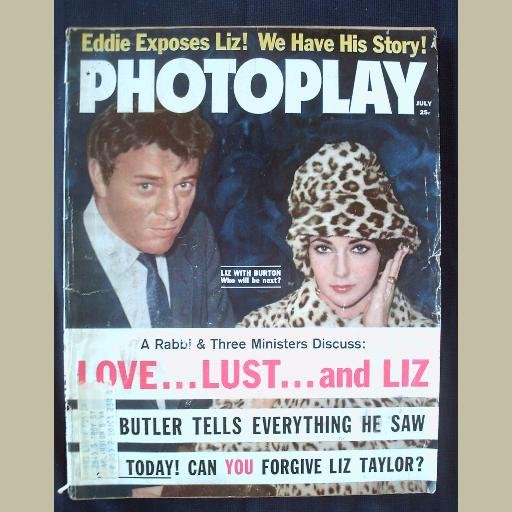 PHOTOPLAY~1962~v62/#1~VINTAGE CELEBRITY MAGAZINE~LIZ TAYLOR~BURTON~Jackie~Rock Hudson~Grace Kelly++