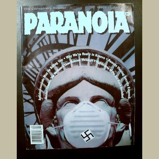 Issue #21~PARANOIA MAGAZINE~CONSPIRACY READER~Crowley/Kosovo/Third Reich/Remote Viewing