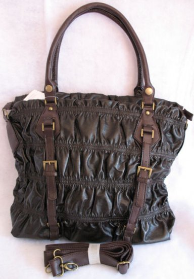 Inspired look Black Body Brown Accents handbag bag