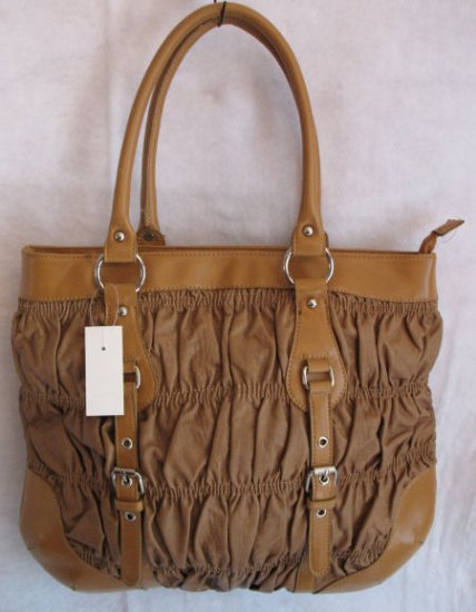 Camel colored inspired wrinkled look handbag bag purse SOLD OUT