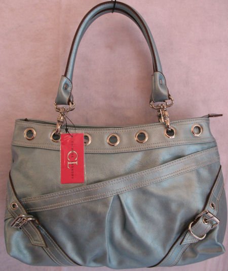 Metallic Icy Blue Chinese Laundry Brand Handbag Bag Purse SOLD OUT