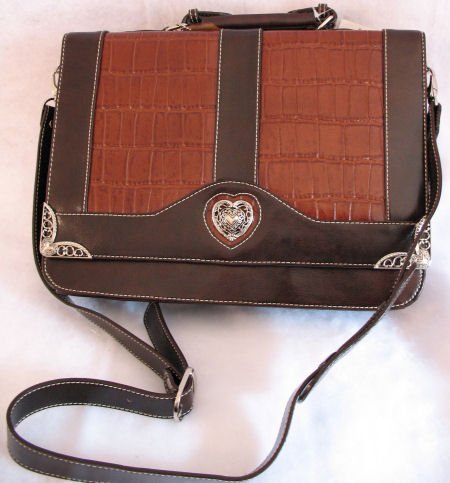 Genuine Leather Briefcase Style Handbag Bag Purse SOLD OUT