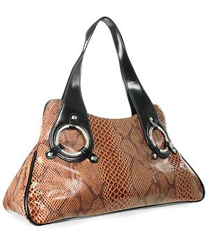 Python Snake Skin Handbag bag purse HOT SHAPE