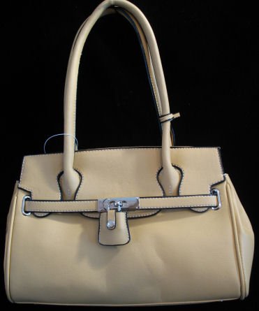 Tan inspired padlock handbag bag purse tote