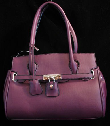 Plum inspired padlock handbag bag purse tote SOLD OUT