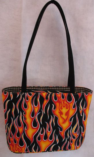 Flaming Hot Handbag Bag Purse Nwt Fabric