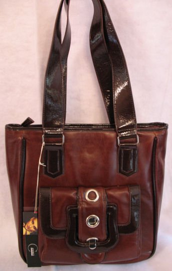 Designer inspired single pocket Front Handbag bag purse