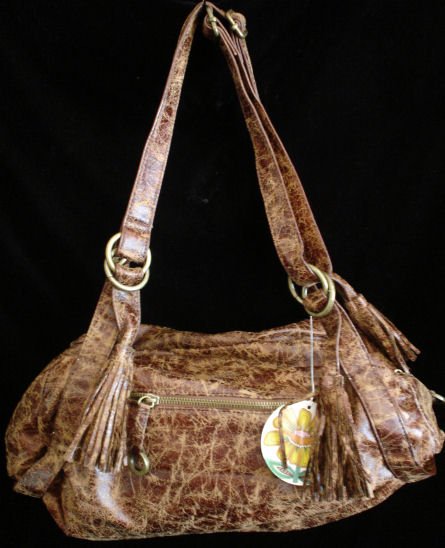 Hobo distressed leather look Cowgirl handbag bag purse