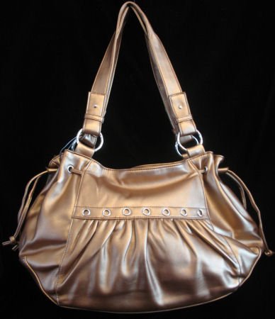 Smooth Metallic Bronze handbag purse bag Boho side tie SOLD OUT
