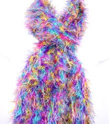 Multi colored Purple Hot Pink Yellow Magic Scarf