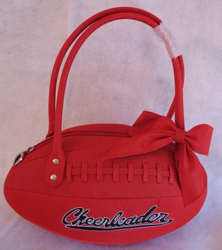 Junior Tween Football Handbag Bag Purse Cheerleader