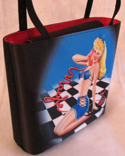 Pin up Girl Pop culture Handbag bag purse
