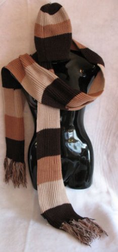 Brown Tan Beige scarf & Hat set Scarves hats