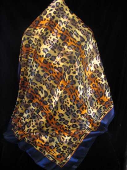 Animal print Large Square scarf Wrap Shawl AWESOME