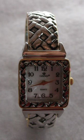 Womens Gold & Silver Tone Cuff Watch CafeBug Women's Accessories