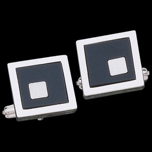 ONYX CUFF LINKS