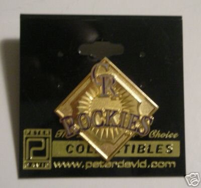 COLORADO ROCKIES "BASEBALL DIAMOND" LAPEL PIN *NEW*