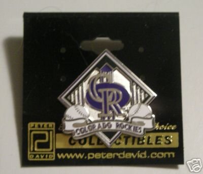 COLORADO ROCKIES "BALL PARK DIAMOND" LAPEL PIN *NEW