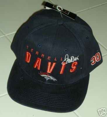 TERRELL DAVIS EMBROIDED BALL CAP, COLLECTIBLE *NEW*