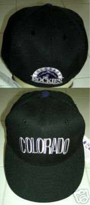 COLORADO ROCKIES GENUINE TEAM BASEBALL CAP, SIZE 6.5 *NEW*