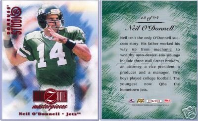 NEIL O'DONNELL RED ZONE STUDIO 8X10 MINT #174/3500
