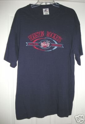 HOUSTON ROCKETS EMBROIDERED SHIRT, XL *NEW*