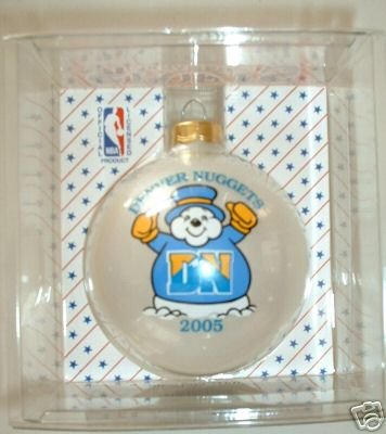 DENVER NUGGETS XMAS ORNAMENT 2005 COLLECTIBLE, **NEW**