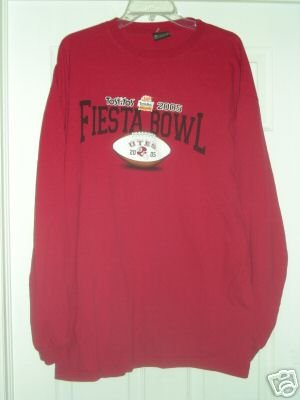 UTAH UTES FIESTA BOWL 2005 LONG SLEEVE T-SHIRT, XL *NEW