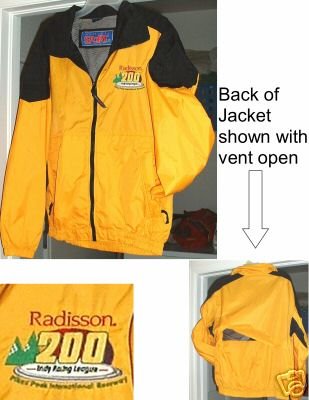 RADISSON 200 INDY RACING LEAGUE JACKET, MEDIUM **NEW**