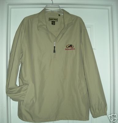 DENVER UNIVERSITY PIONEERS PULLOVER JACKET, MEDIUM *NEW