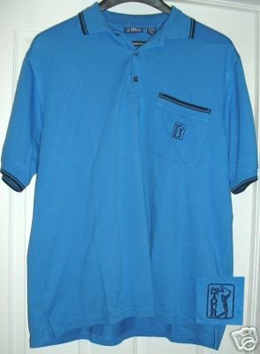 PGA TOUR GOLF EMBROIDERED POLO SHIRT, XLARGE **NEW**